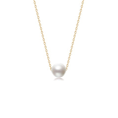 Perfect Pearl Necklace - Solid Gold